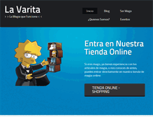 Tablet Screenshot of lavarita.com